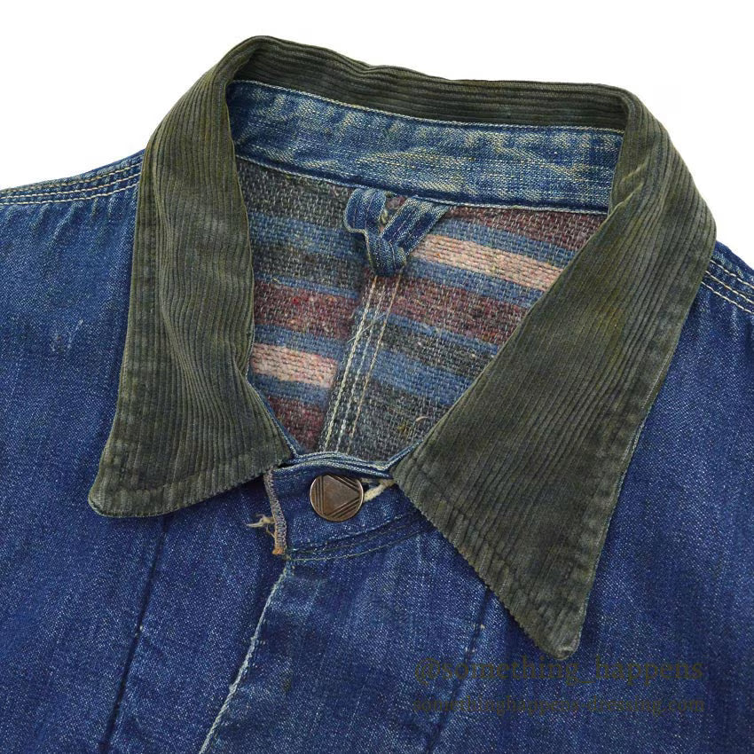 ~1960's HERCULES DENIM COVERALL BLANKET ... Fits like 42