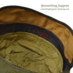 ~1940's LLBEAN HUNTING LEATHER CAP OLIVE...