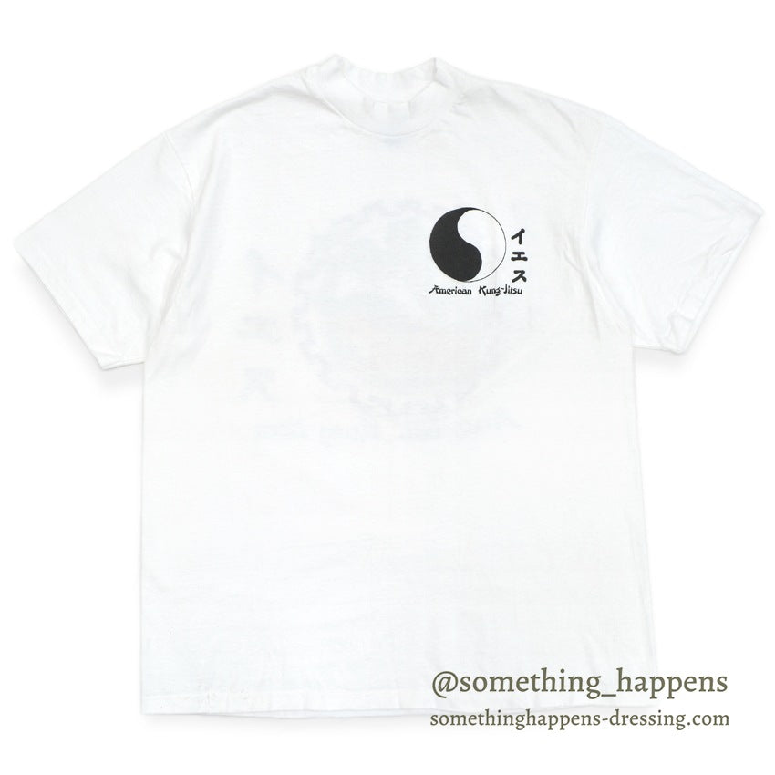 1990's HANES イエス AMERICAN KUNG-JITSU T-SHIRT ... L