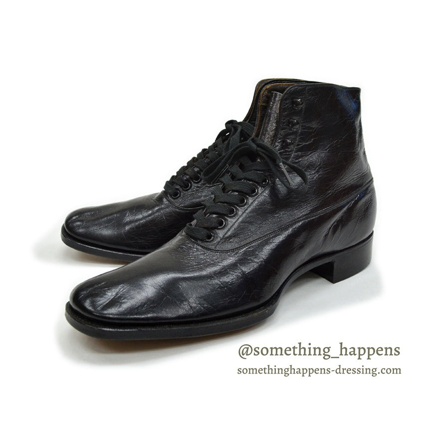 1920's~ UNITED STATES RUBBER COMPANY LEATHER SHOES WITH BOX...