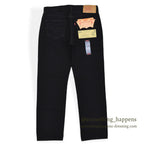 DEADSTOCK Levi's 501 BLACK DENIM PANTS Made in COLOMBIA... W33 L32
