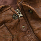 1980's BANANA REPUBLIC PHOTOJOURNALIST LEATHER VEST ... M
