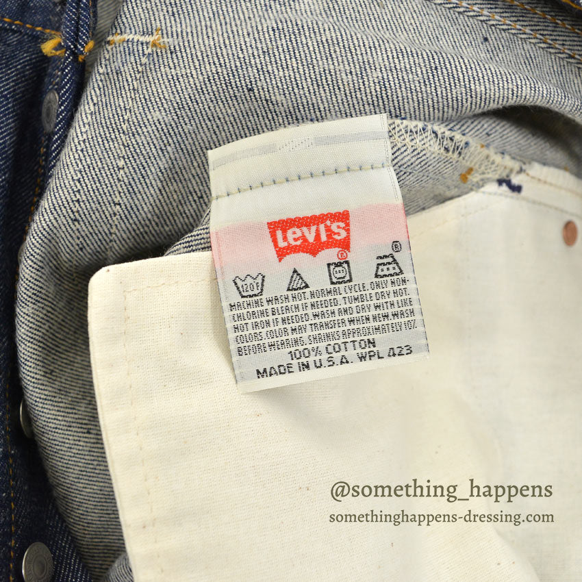 1990's DEADSTOCK Levi's 501 DENIM PANTS Made in USA... W35/L30