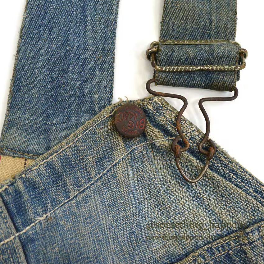 1940's SUPER BIGMAC DENIM OVERALL AS IS ... W38/L26