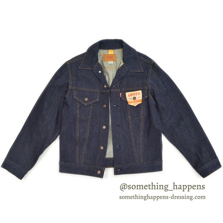 1970's DEADSTOCK Levi's 70505 small-e DENIM JACKET... 40