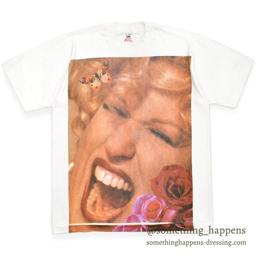 1990's DEADSTOCK BETTE MIDLER TOUR T-SHIRT / TICKET & TATOO ... XL