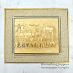 ANTIQUE WORKERS PHOTOGRAPH 1930. / ... 35cm/30cm