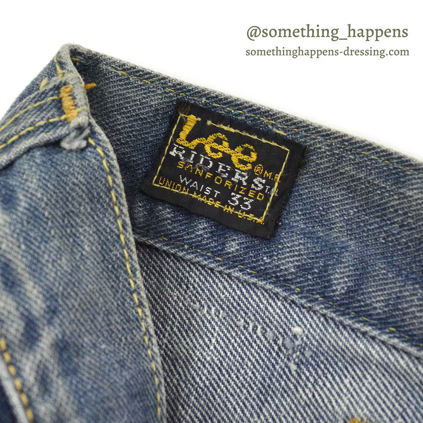 1960's Lee RIDERS 200 DENIM PANTS...W33/L28