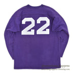 1960's CHAMPION FOOTBALL T-SHIRT PURPLE ... L