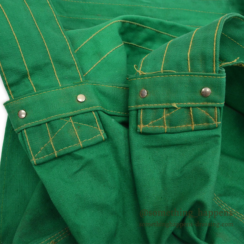 1960's THE DAILY GAZETTE STERLING-ROCK FALLS NEWS PAPER BAG GREEN...