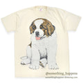 1990's FRUIT OF THE LOOM DOG JUMBO PRINT T-SHIRT ... XL
