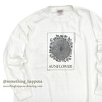 1990's ONEITA BURT'S BEES SUNFLOWER ART L/S T-SHIRT ... XL