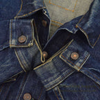 1960's LEVI'S 70505 BIG-E DENIM JACKET DARK ... Fits like 44
