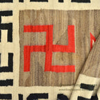 c.1920's NAVAJO RUG WHIRLING LOGS SWASTIKA... 191cm/123cm