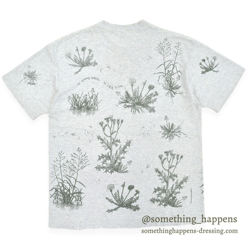 1990's REL-E-VANT PRODUCTS WEEDS PRINT T-SHIRT ... XL