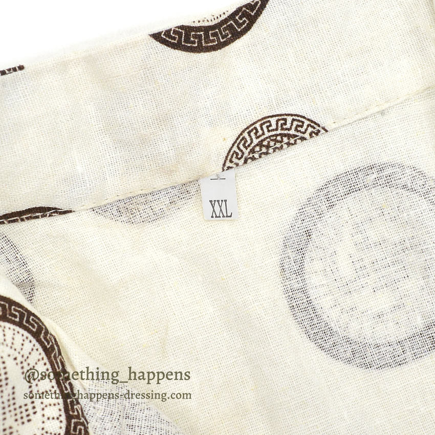 〜1990's DEADSTOCK GRECIAN PRINT S/S SHIRT ...