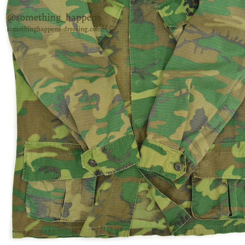 1970's USMC ERDL JUNGLE FATIGUE JACKET MIX LEAF... MR