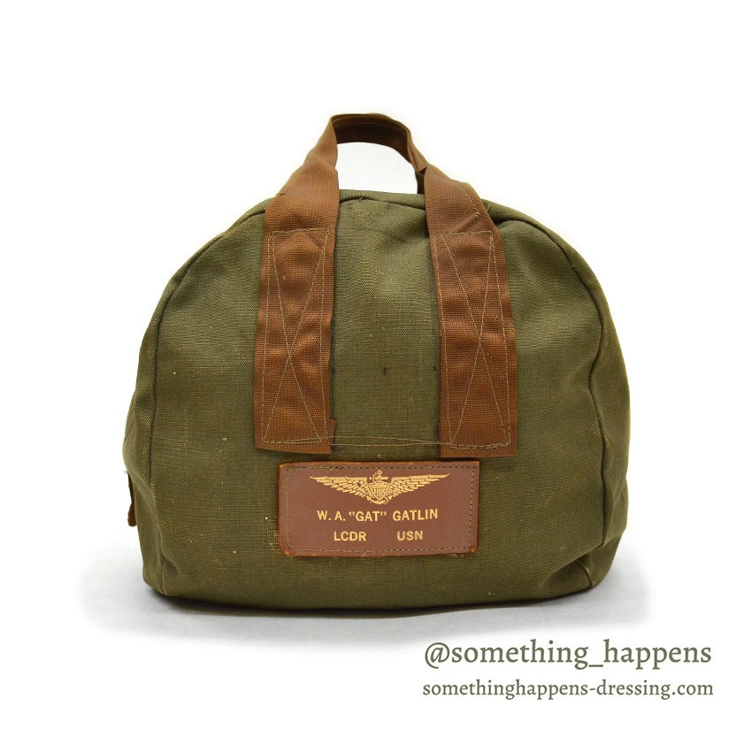1950's USNAVY KOREAN WAR HELMET BAG...