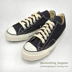 1970's DEADSTOCK CONVERSE CHUCK TAYLOR LO BLACK OX... 7