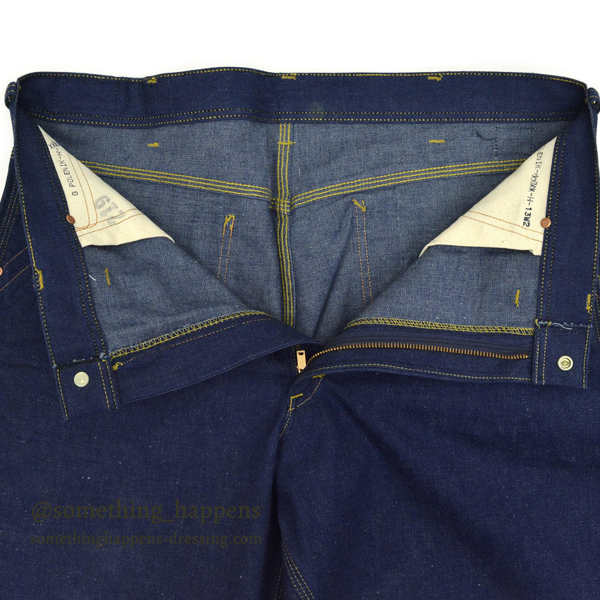 1960's DEADSTOCK Lee 191Z JELT DENIM PAINTER PANTS... W38/L29