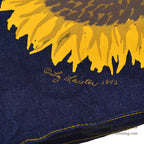 1990's LIZ LAUTER SUN FLOWER DENIM TOTE BAG ...