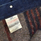 1970's Levi's 70505-0317 small-e DENIM JACKET BLANKET DARK... Fits like a 44