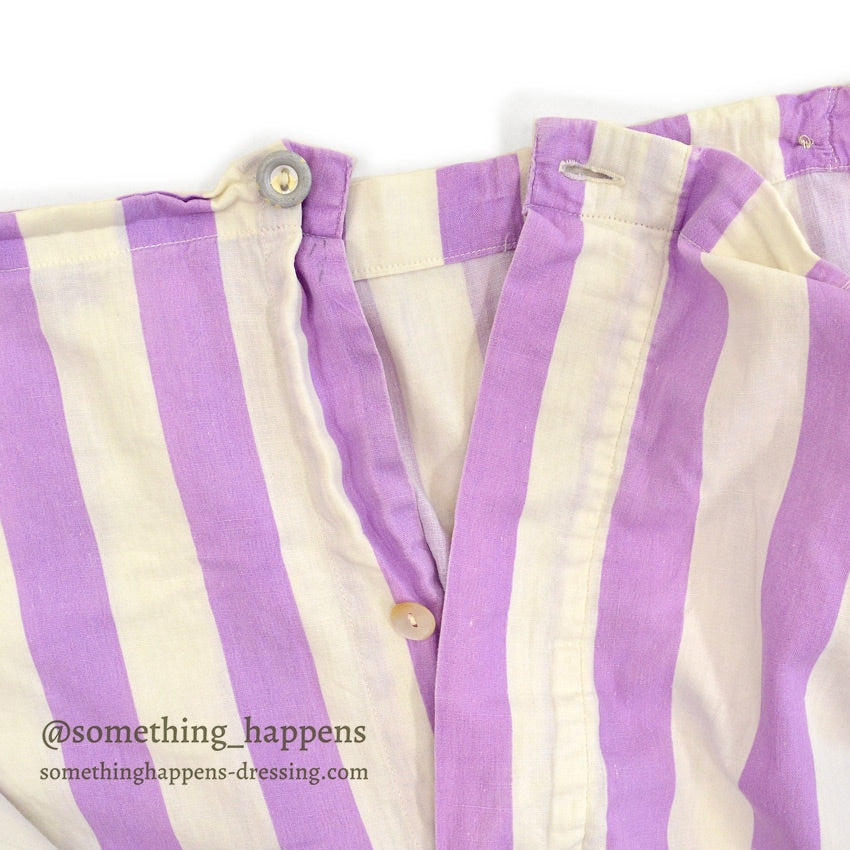 1930's〜 REID AND FORT PURPLE / WHITE PAJAMA SHIRT & PANTS ...