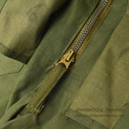 1940's USNAVY WW2 RAIN BIB OVERALL STENCIL... MEDIUM