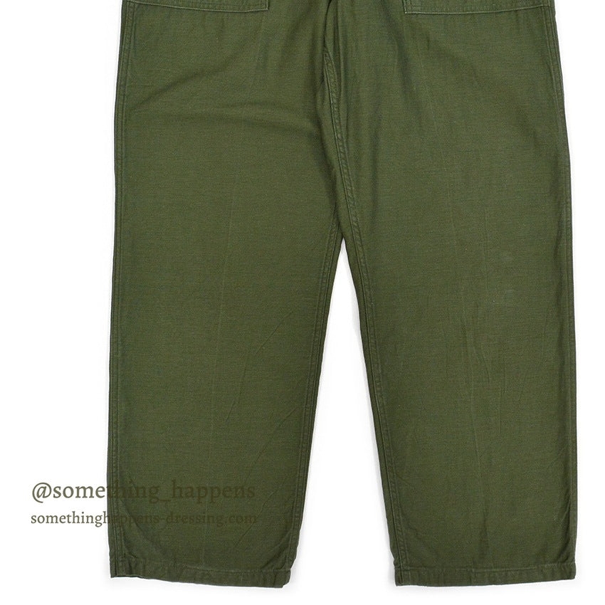 1960's U.S.ARMY TROUSERS, MAN'S COTTON SATEEN OG-107, TYPE-I 2 ... W32/L31