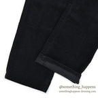 1980's Lee 200 CORDUROY PANTS BLACK MINT... W32/L30