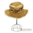 1980's~ BICK HAND MADE SHEARLING HAT MINT...L