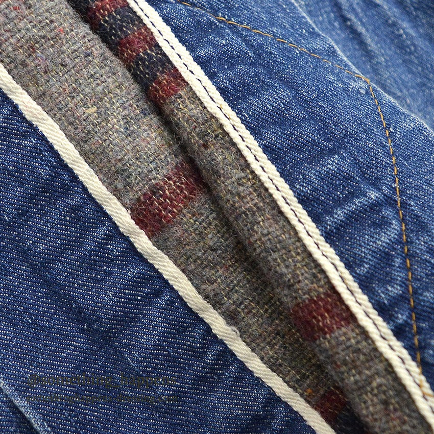 1960's WRANGLER 20MJL DENIM JACKET BLANKET HIGE... 46