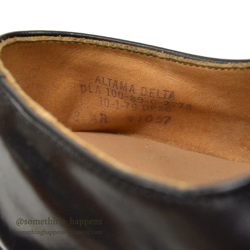 ~1980's USNAVY SERVICE SHOES ALTAMA DELTA ... 81/2 R