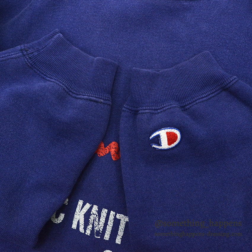 1990's CHAMPION BIG RUNNER PRINT SWEAT SHIRT WITH PATCH...XX-LARGE