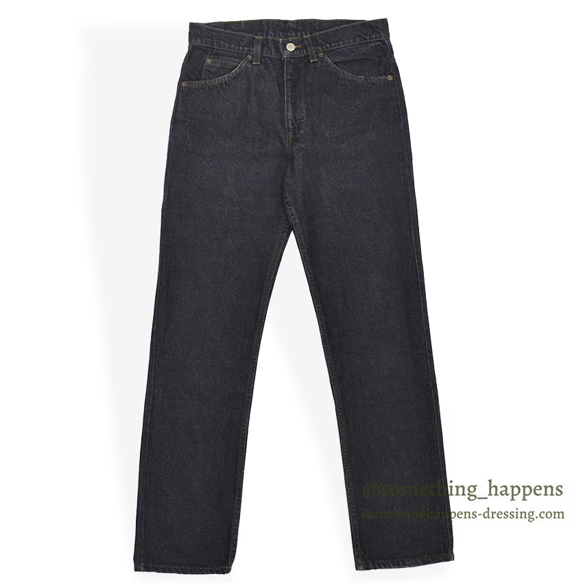 1980's Levi's 509 BLACK DENIM PANTS...W31/L34