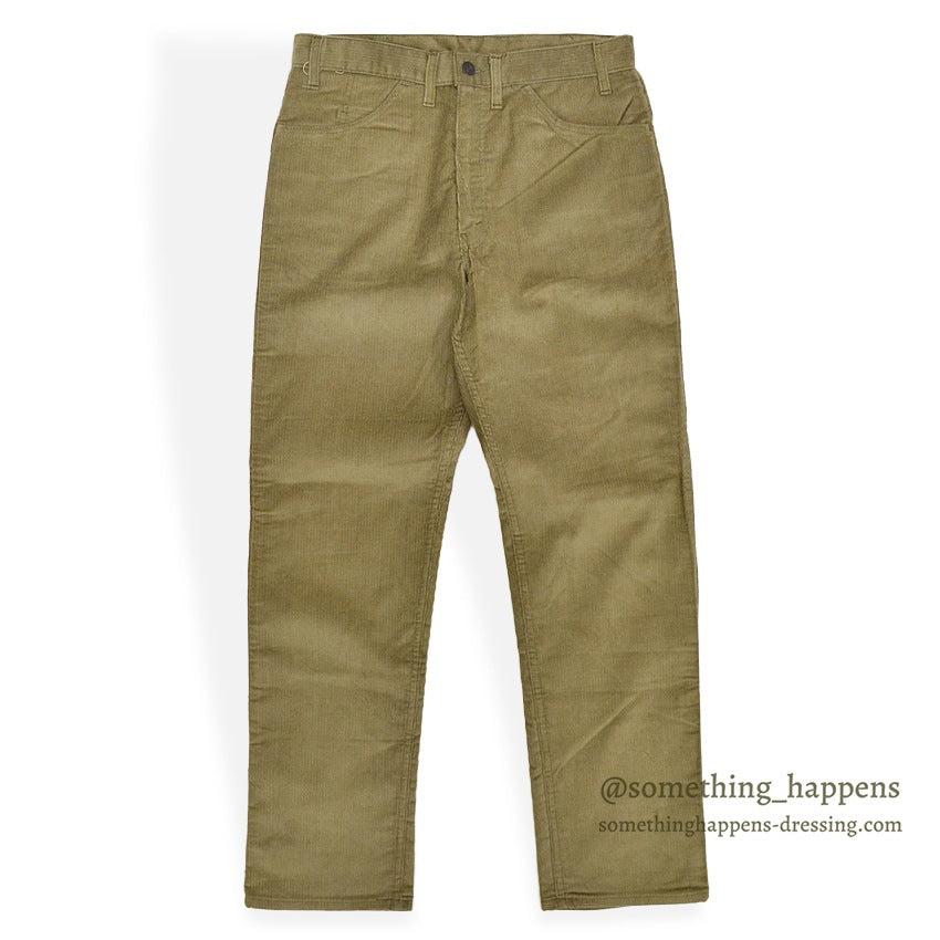 1960's DEADSTOCK LEVI'S 518 BIG-E SLIM FITS CORDUROY PANTS... W34/L31