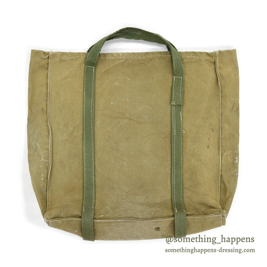 1950's~ MILITARY CANVAS TOTE BAG...