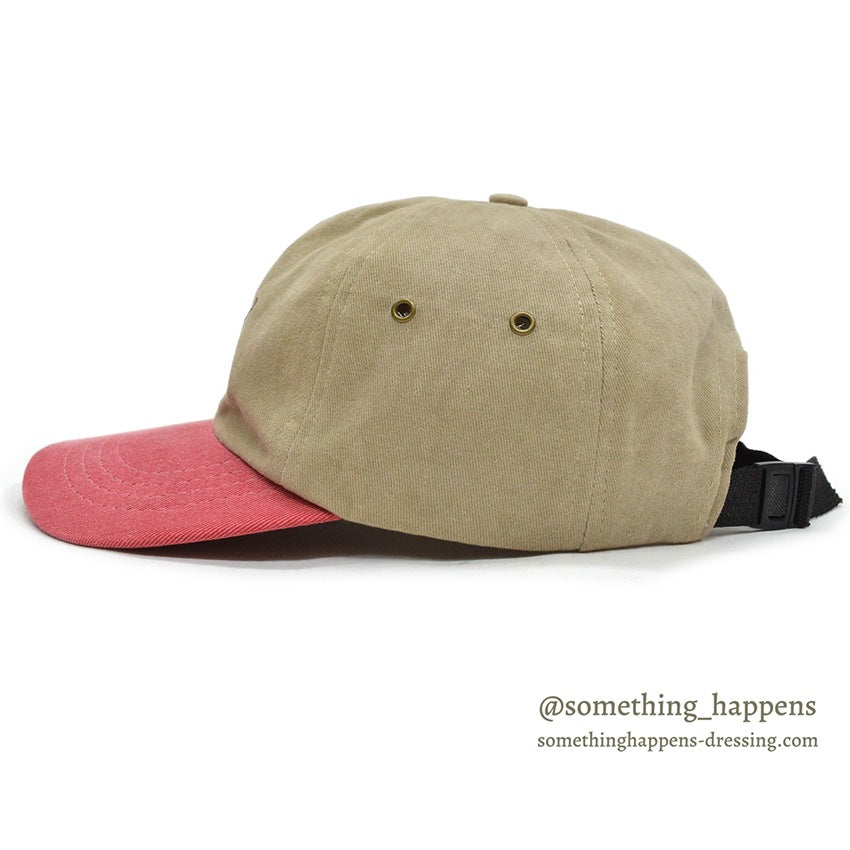 1990's BLACK DOG BRAND DOG EMBROIDERY TWO TONE CAP...