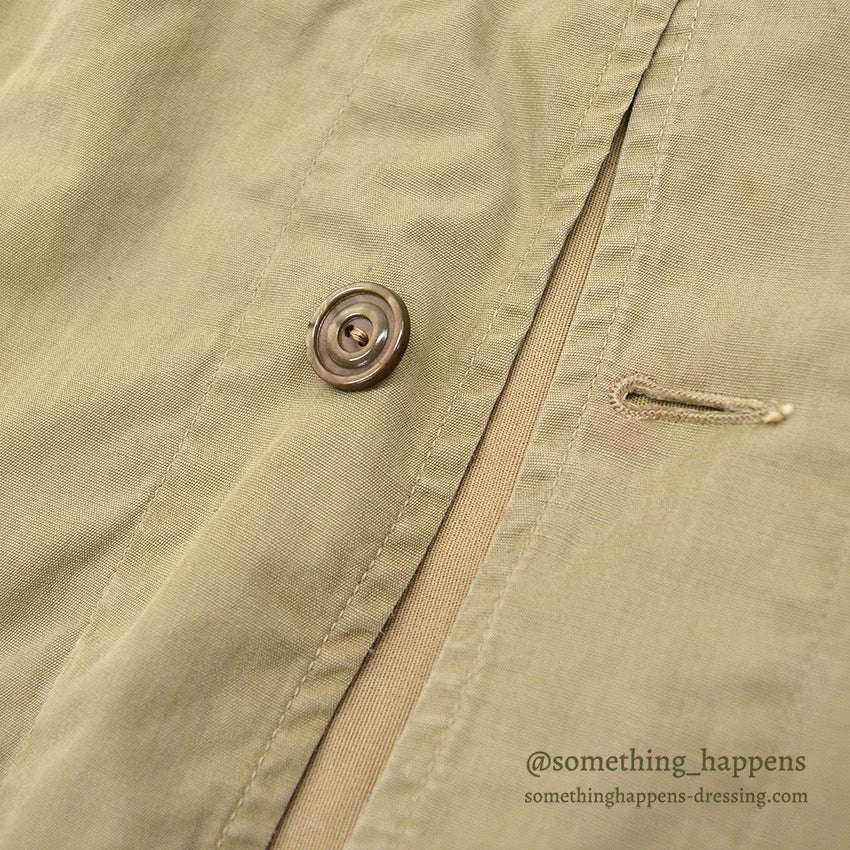 1950's LLBEAN COTTON POPLIN HUNTING VEST BIG SIZE...