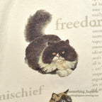 1990's REL-E-VANT PRODUCTS CAT PRINT T-SHIRT ... XX-LARGE