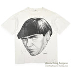 1990's THE THREE STOOGES MOE FACE PRINT T-SHIRT ... Fits like L