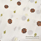 ~1960's ARROW GEOMETRIC PRINT S/S SHIRT 1 ... MEDIUM