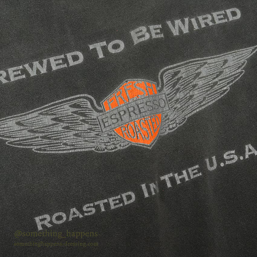 1990's ESPRESSO ROASTED IN THE USA COFFEE SHOP T-SHIRT...
