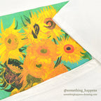 1990s HANES Van Gogh Sunflowers Art Print T-Shirt... XL
