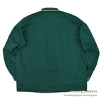1950's~ DEADSTOCK COLEBROOKE GREEN/BLACK PIN CHECK L/S SHIRT... L