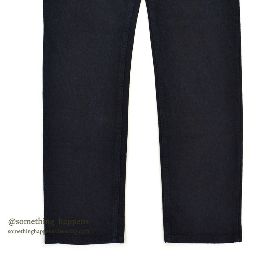 1980's DEADSTOCK Levi's 508 BLACK DENIM PANTS... W34/L34