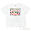 1990's ONEITA JUDY BUSWELL FLOWER ART PRINT T-SHIRT ... XL