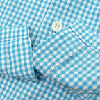1950's PILGRIM GINGHAM CHECK L/S SHIRT LIGHT BLUE/WHITE ... L