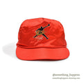1990's BOOTLEG NIKE AIR JORDAN FLIGHT NYLON CAP RED...