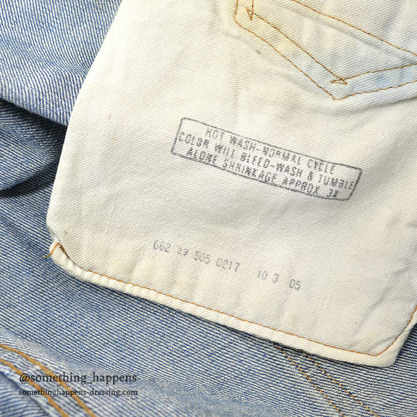 1970's Levi's 505 SINGLE STITCH... W38/L28
